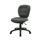 Modernism Office Chair with Wheels Desk Chair for Home Living Room Black 1 Piece Armless Clearhalo 'furn' 'furn_office_chair' 'Furniture' 'Office Chairs' 'Office Furniture' 'office_chair' 7691129