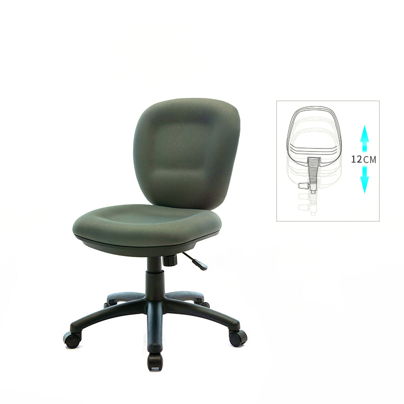 Modernism Office Chair with Wheels Desk Chair for Home Living Room Clearhalo 'furn' 'furn_office_chair' 'Furniture' 'Office Chairs' 'Office Furniture' 'office_chair' 7691138