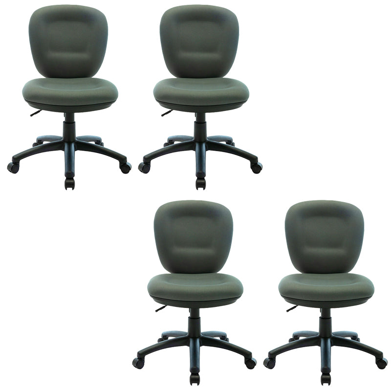 Modernism Office Chair with Wheels Desk Chair for Home Living Room 4 Piece Set Clearhalo 'furn' 'furn_office_chair' 'Furniture' 'Office Chairs' 'Office Furniture' 'office_chair' 7691142