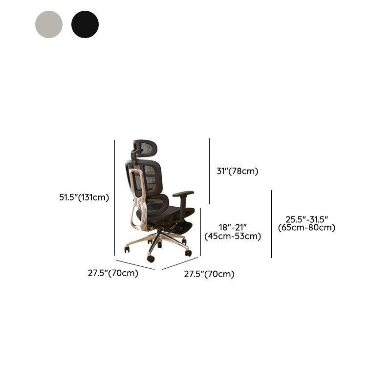 モダンな取り外し可能な武器室の椅子の傾きメカニズムホイール付きの苦痛な机の椅子はありません