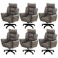 Modern Desk Chair Slide Adjustable Seat Height Armless Office Chair with Wheels