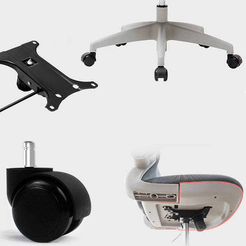 取り外し可能な腕現代オフィスチェアチルトメカニズム悲惨な人間工学に基づいたスライドチェア