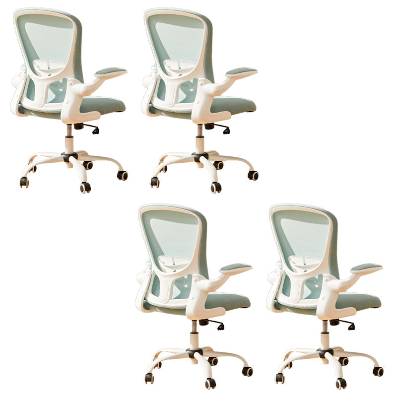 Brazos extraíbles de la silla de oficina moderna mecanismo de inclinación sin angustia silla de diapositiva ergonómica