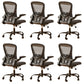 Removable Arms Modern Office Chair Tilt Mechanism No Distressing Ergonomic Slide Chair