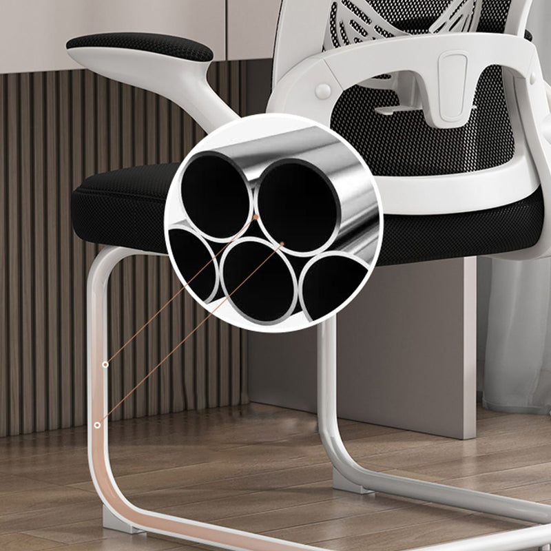 Meccanismo di inclinazione della sedia a braccia rimovibile nessuna sedia ergonomica angosciante senza ruote