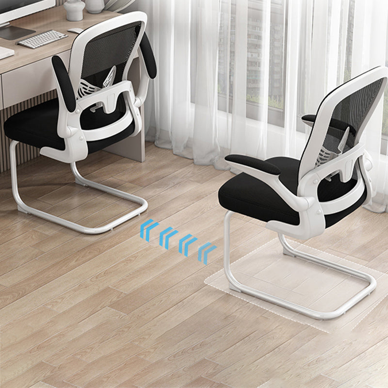 Meccanismo di inclinazione della sedia a braccia rimovibile nessuna sedia ergonomica angosciante senza ruote