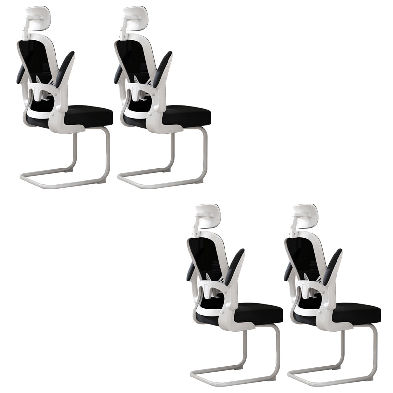 取り外し可能なアームズデスクチェアチルトメカニズムホイールなしの苦痛な人間工学に基づいた椅子