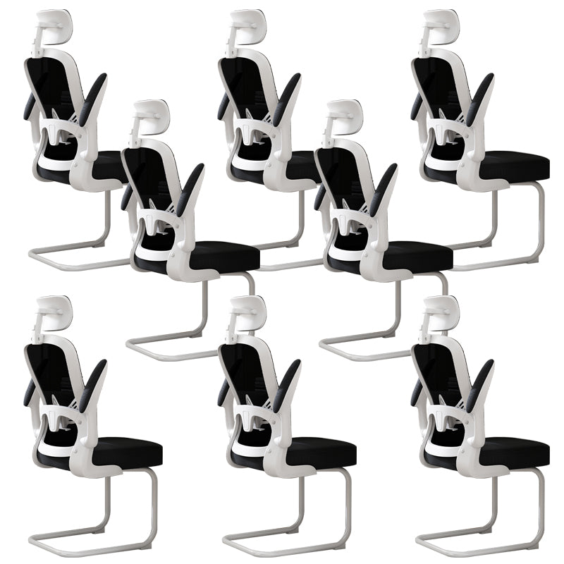 取り外し可能なアームズデスクチェアチルトメカニズムホイールなしの苦痛な人間工学に基づいた椅子