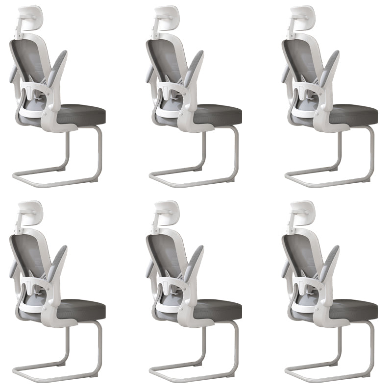 Meccanismo di inclinazione della sedia a braccia rimovibile nessuna sedia ergonomica angosciante senza ruote