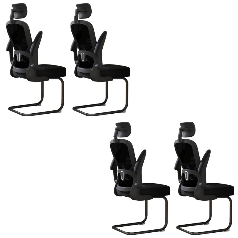 取り外し可能なアームズデスクチェアチルトメカニズムホイールなしの苦痛な人間工学に基づいた椅子