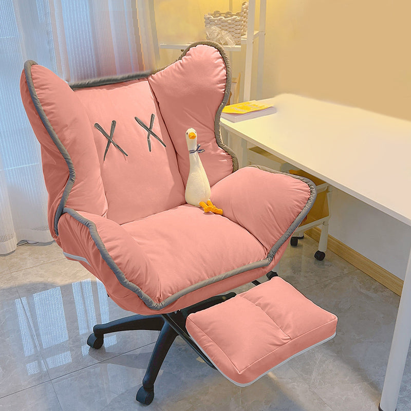 コンテンポラリーオフィスチェアナイロンベーススイベルローリングタスクチェア付き車輪付き