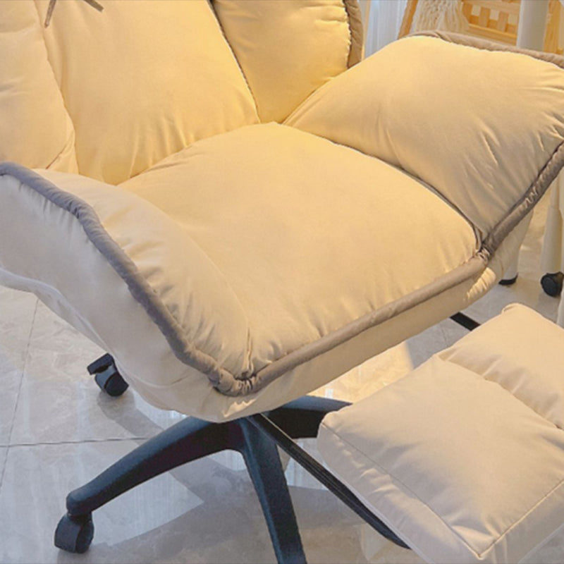 Chaise de bureau contemporaine Nylon Base Swivel Rolling Task Chair avec roues