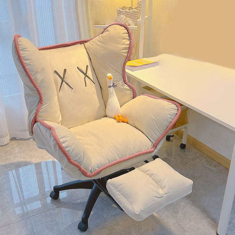 Chaise de bureau contemporaine Nylon Base Swivel Rolling Task Chair avec roues