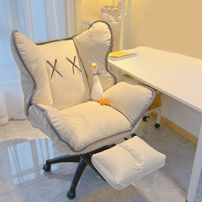 Chaise de bureau contemporaine Nylon Base Swivel Rolling Task Chair avec roues