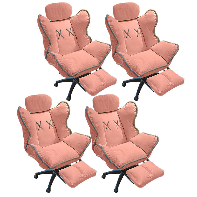 コンテンポラリーオフィスチェアナイロンベーススイベルローリングタスクチェア付き車輪付き