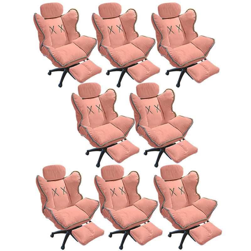 コンテンポラリーオフィスチェアナイロンベーススイベルローリングタスクチェア付き車輪付き