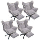 Chaise de bureau contemporaine Nylon Base Swivel Rolling Task Chair avec roues