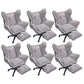Chaise de bureau contemporaine Nylon Base Swivel Rolling Task Chair avec roues