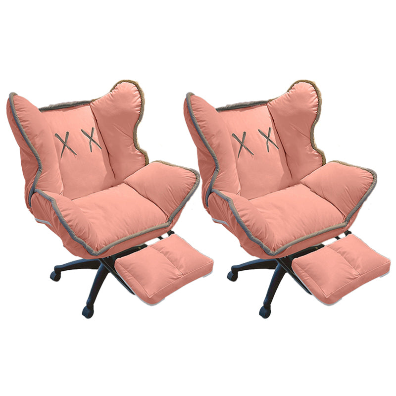 Chaise de bureau contemporaine Nylon Base Swivel Rolling Task Chair avec roues