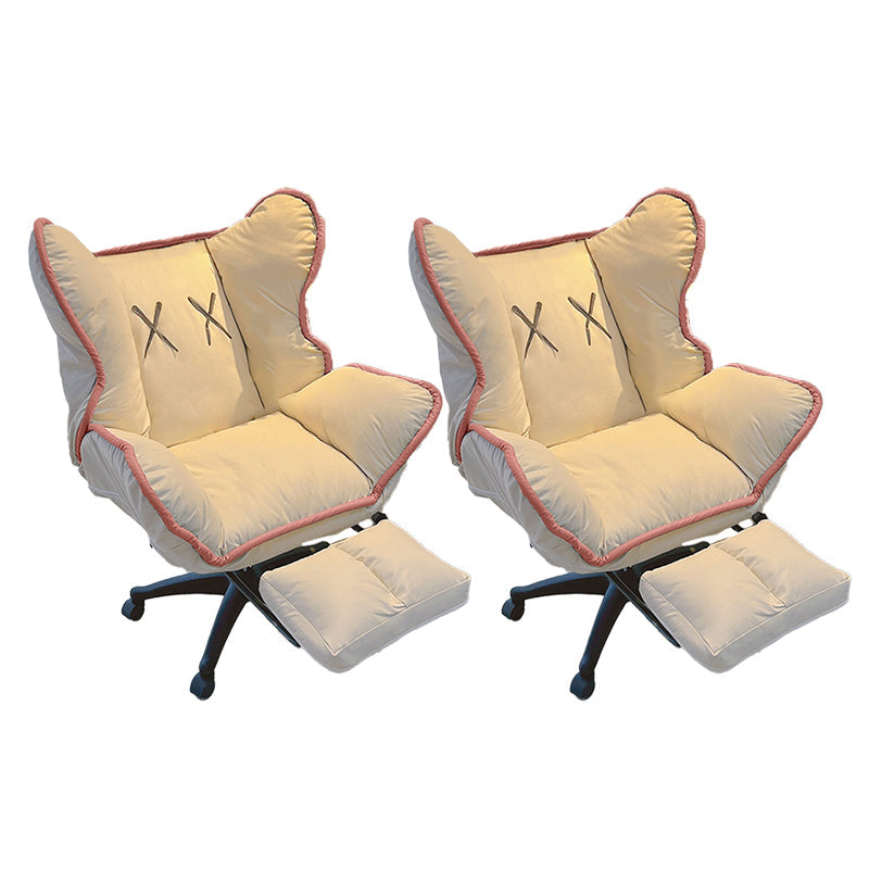 コンテンポラリーオフィスチェアナイロンベーススイベルローリングタスクチェア付き車輪付き