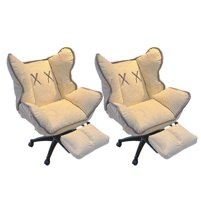 コンテンポラリーオフィスチェアナイロンベーススイベルローリングタスクチェア付き車輪付き