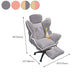 Chaise de bureau contemporaine Nylon Base Swivel Rolling Task Chair avec roues