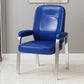 Modern Office Chair No Wheels Leather Desk Chair for Meeting Room