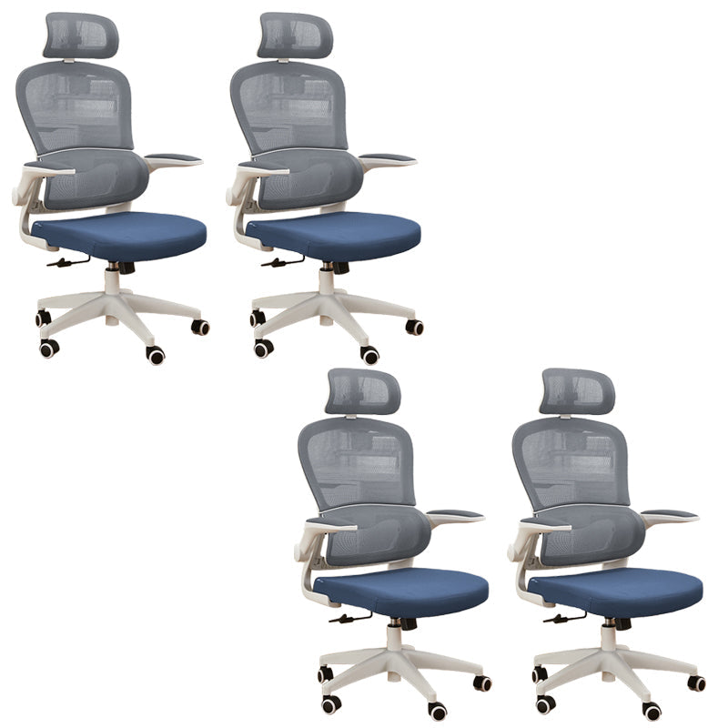 Zeitgenössischer, hochverstellbarer Bürostuhl Mesh-Back-Schreibtischstuhl für Büro