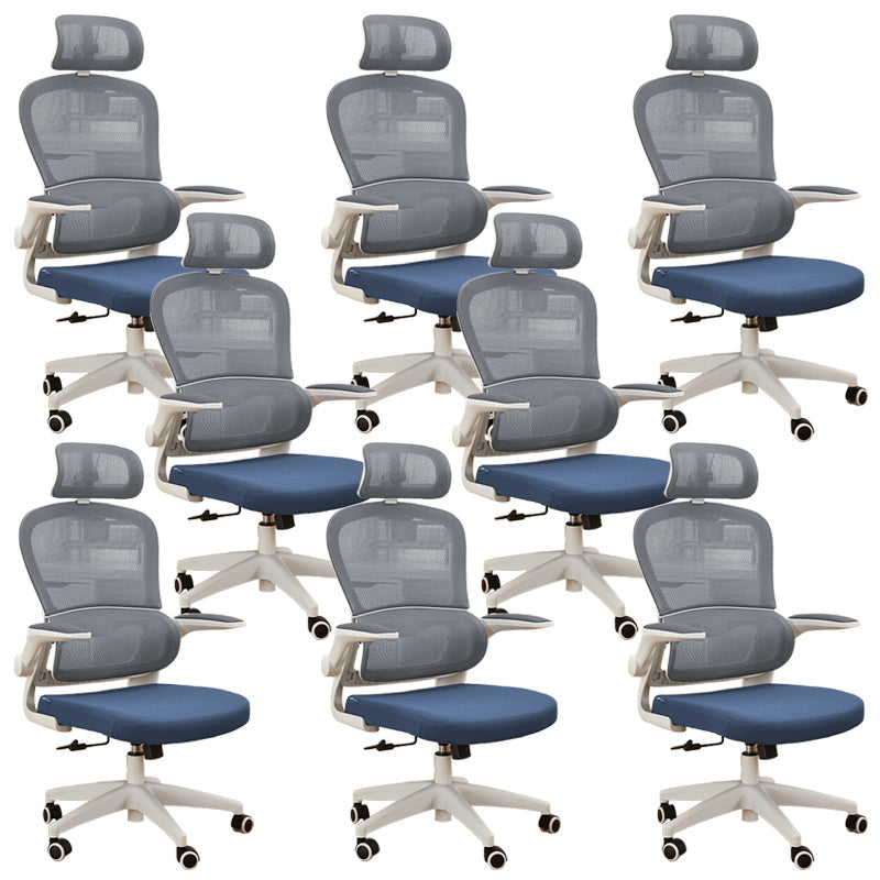 Zeitgenössischer, hochverstellbarer Bürostuhl Mesh-Back-Schreibtischstuhl für Büro