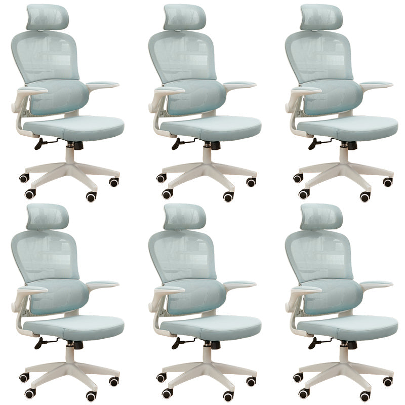 Zeitgenössischer, hochverstellbarer Bürostuhl Mesh-Back-Schreibtischstuhl für Büro