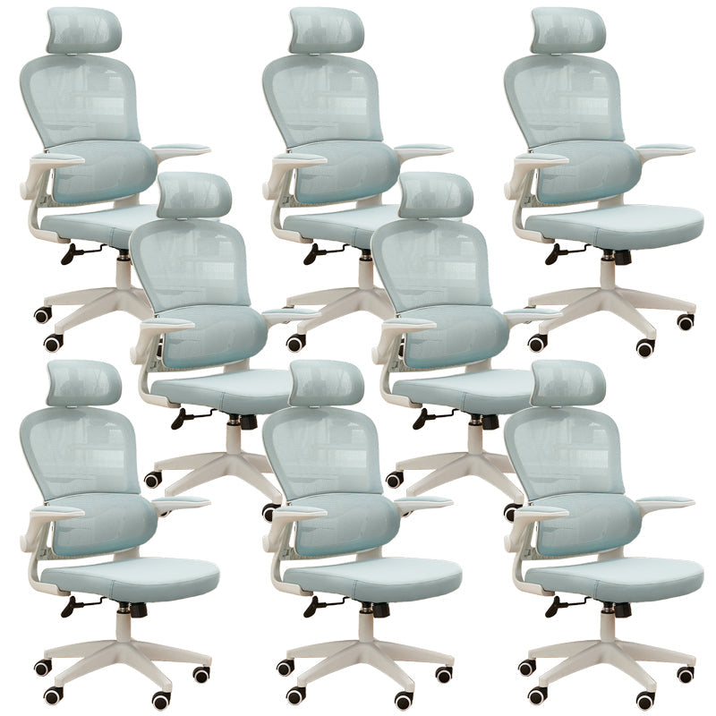 Zeitgenössischer, hochverstellbarer Bürostuhl Mesh-Back-Schreibtischstuhl für Büro