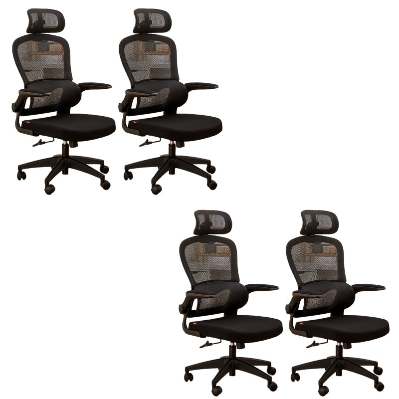 Zeitgenössischer, hochverstellbarer Bürostuhl Mesh-Back-Schreibtischstuhl für Büro