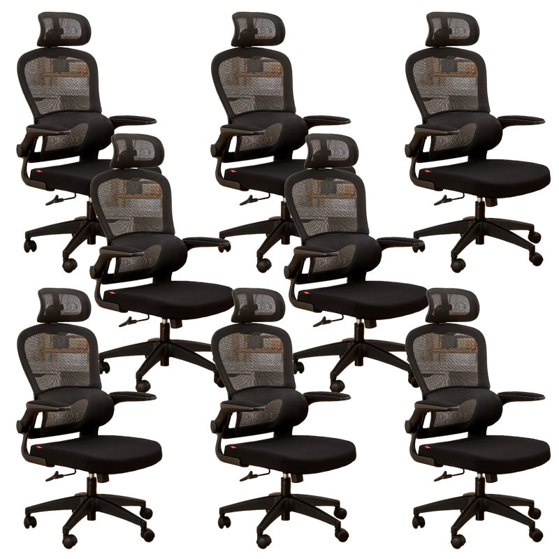 Zeitgenössischer, hochverstellbarer Bürostuhl Mesh-Back-Schreibtischstuhl für Büro