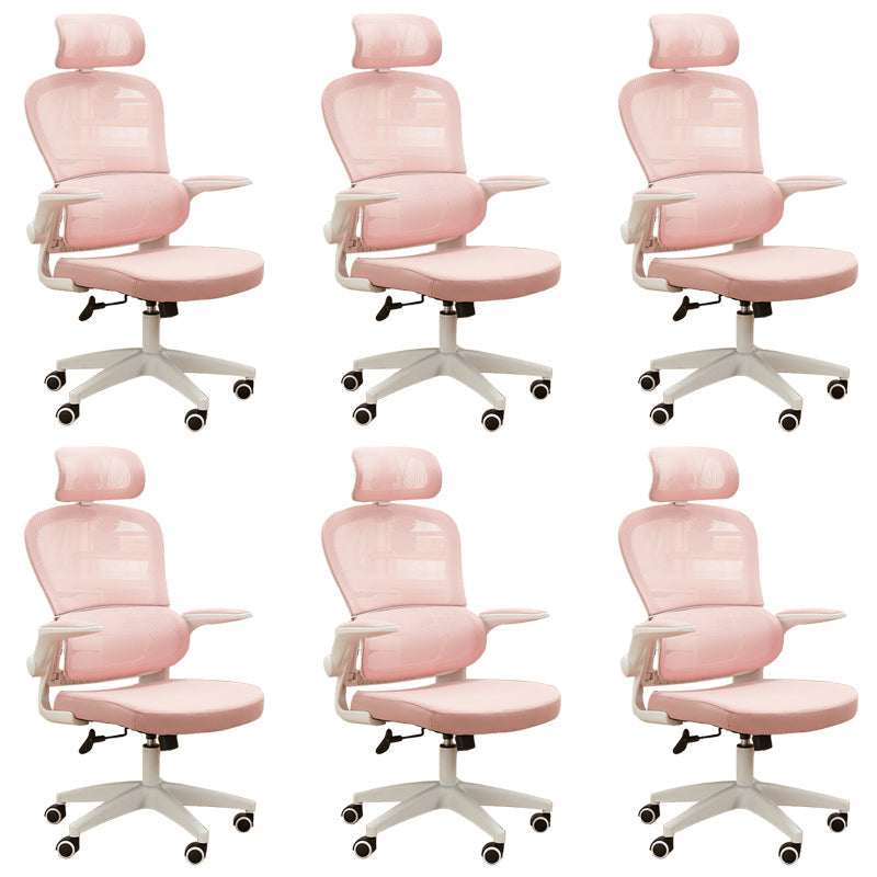 Zeitgenössischer, hochverstellbarer Bürostuhl Mesh-Back-Schreibtischstuhl für Büro