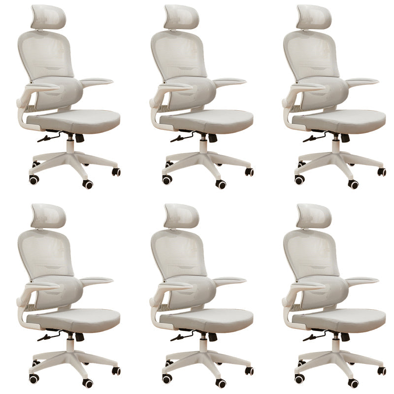 Zeitgenössischer, hochverstellbarer Bürostuhl Mesh-Back-Schreibtischstuhl für Büro