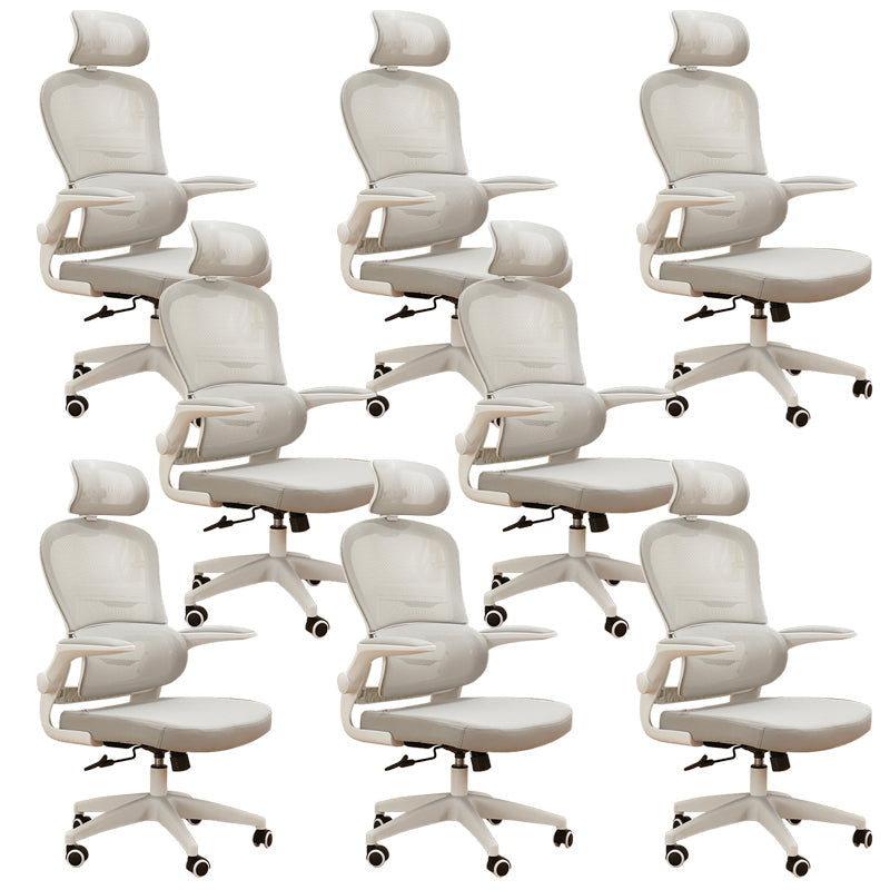 Zeitgenössischer, hochverstellbarer Bürostuhl Mesh-Back-Schreibtischstuhl für Büro