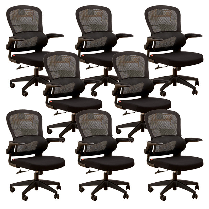 Zeitgenössischer, hochverstellbarer Bürostuhl Mesh-Back-Schreibtischstuhl für Büro