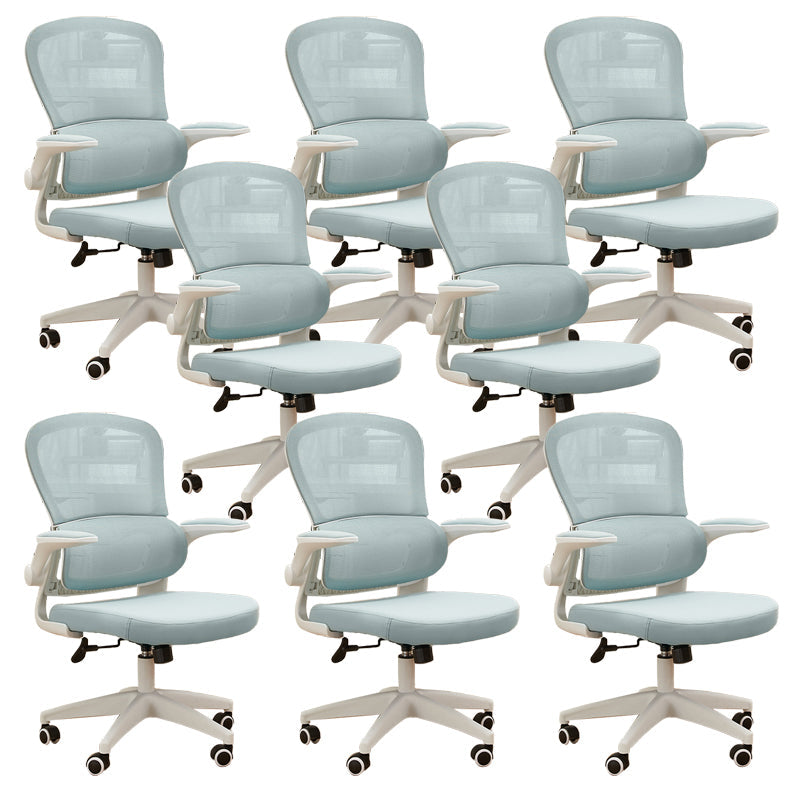 Zeitgenössischer, hochverstellbarer Bürostuhl Mesh-Back-Schreibtischstuhl für Büro