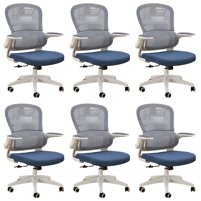 Zeitgenössischer, hochverstellbarer Bürostuhl Mesh-Back-Schreibtischstuhl für Büro