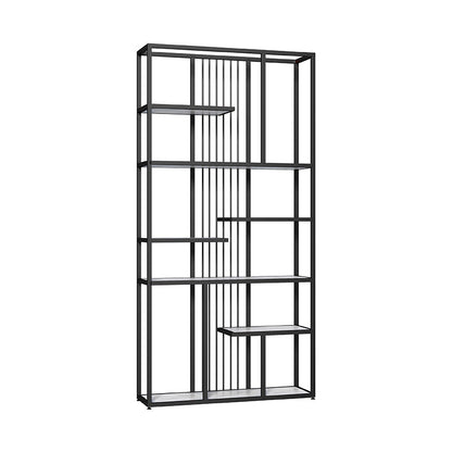 Metal -Bücherregal Etagere zeitgenössisches Open Back -Bücherregal mit Regalen