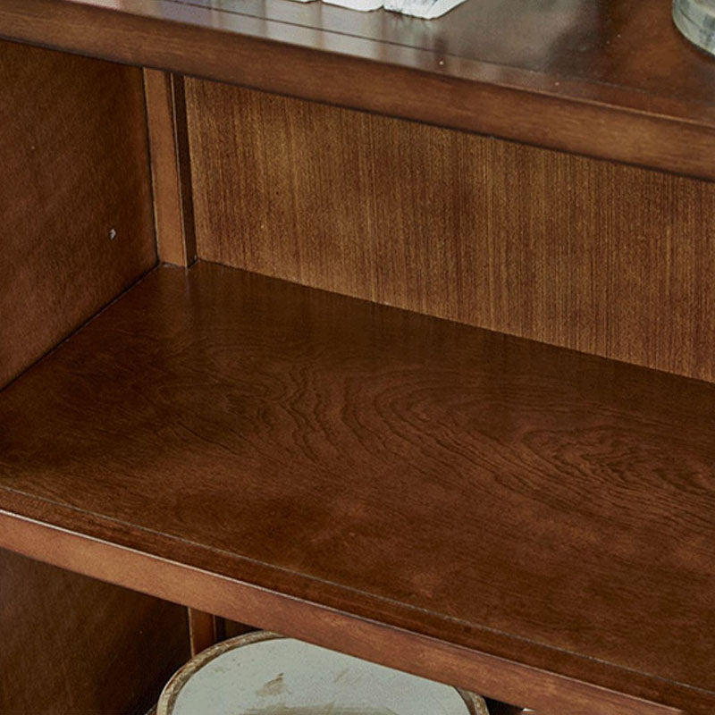 Contemporary Closed Back Standard Bookshelf Wooden Bookcase for Study Room Clearhalo 'Bookcases' 'furn' 'furn_bookcases' 'Furniture' 'Office Furniture' 7691665