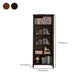 Contemporary Closed Back Standard Bookshelf Wooden Bookcase for Study Room Clearhalo 'Bookcases' 'furn' 'furn_bookcases' 'Furniture' 'Office Furniture' 7691669