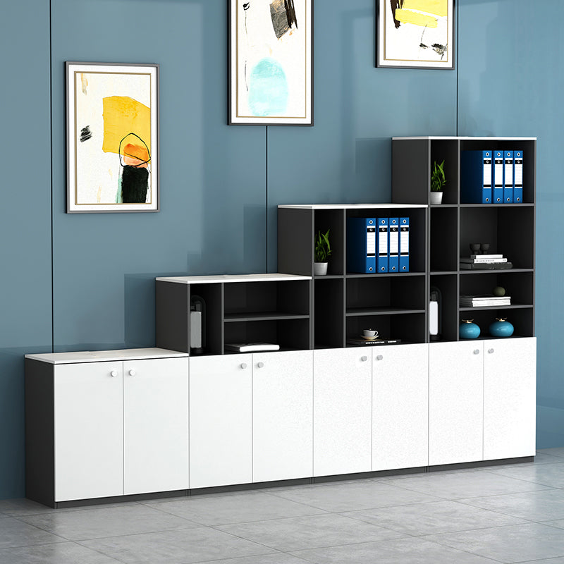 Modern File Cabinet Wood Vertical Home or Office Storage Shelves File Cabinet