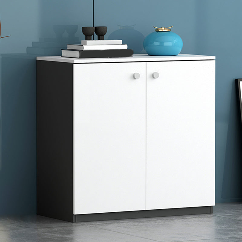 Modern File Cabinet Wood Vertical Home or Office Storage Shelves File Cabinet