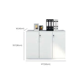 Modern File Cabinet White Wooden Frame Storage Lateral File Cabinet Clearhalo 'Filing Cabinets' 'filling_cabinets' 'furn' 'furn_filling_cabinets' 'Furniture' 'Office Furniture' 7691884