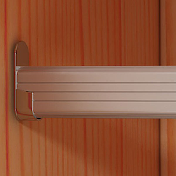 Natural Pine Solid Wood Wardrobe Freestanding Wardrobe with Sliding Doors