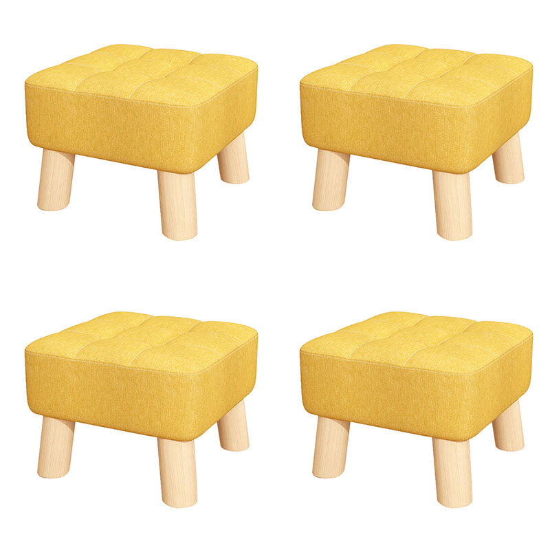 モダニズムオットマンベルベット布張りフェード抵抗性の広場オットマン