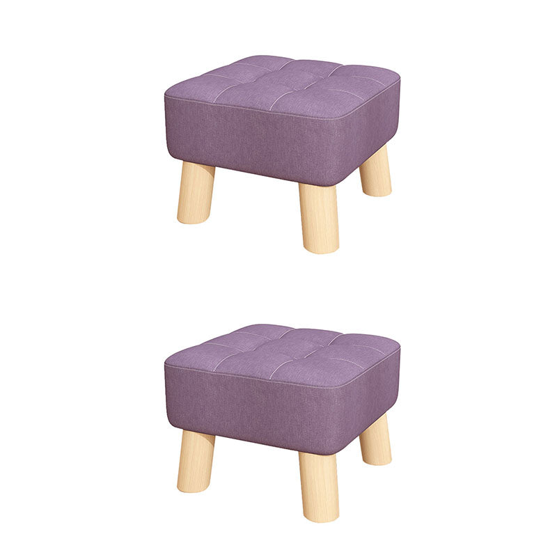 モダニズムオットマンベルベット布張りフェード抵抗性の広場オットマン