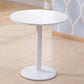 Modern Wooden Top Dining Table for 2 Person with Metal Pedestal Base