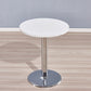 Modern Wooden Top Dining Table for 2 Person with Metal Pedestal Base